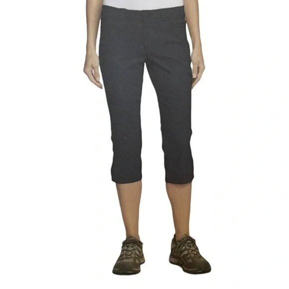 NEW Eddie Bauer Rainnier Capri Pants | Black - Picture 1 of 4